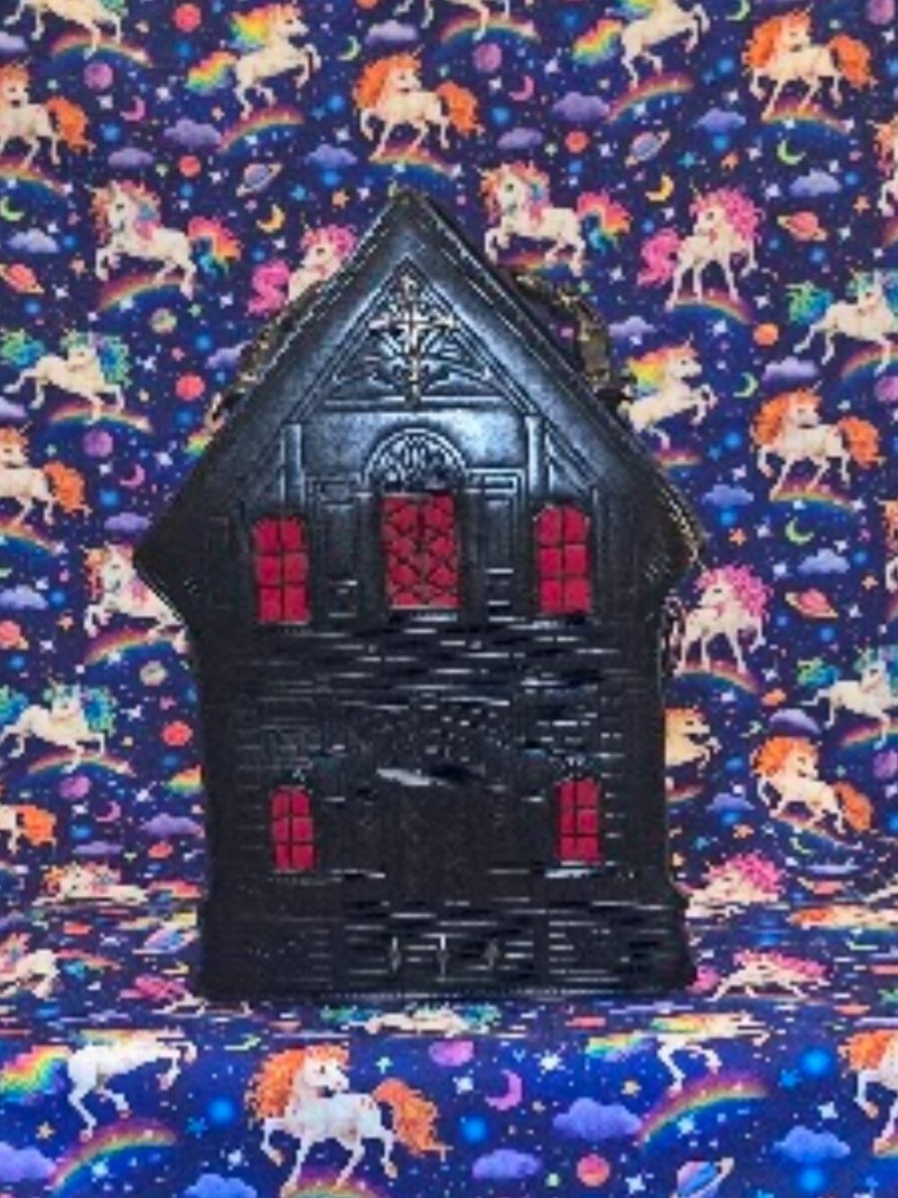 Spirits Gothic Cathedral Crossbody Handbag / Haunted House